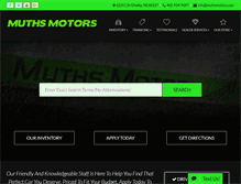 Tablet Screenshot of muthsmotors.com